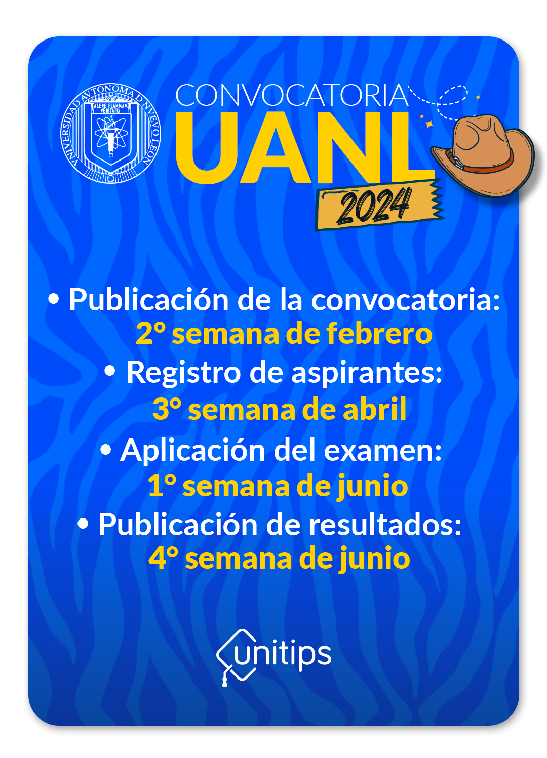 Convocatoria UANL 2024 primer proceso a licenciaturas